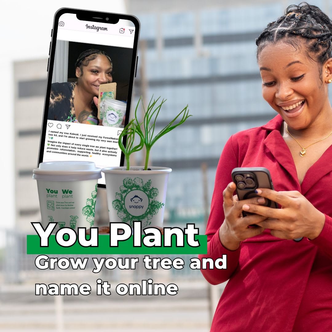 Pack of 100 Tree Kit Cups, We Plant 1000 More Trees